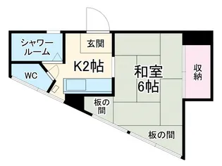 東洋花咲町ビル【3階】の間取り