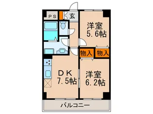 ステラガーデン【2階】の間取り