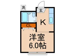 コ-ポイマイ【1階】の間取り