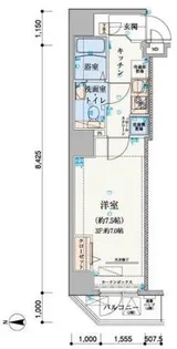 リヴシティ上野入谷【1階】の間取り