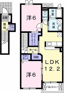 クレアーレ C【2階】の間取り