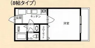 エクセルシオールC棟【1階】の間取り