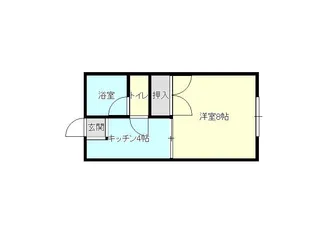 ノーウェアルーム城東【2階】の間取り