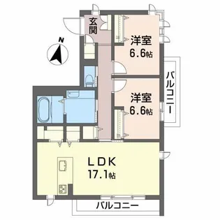 スパーブ エクラージュ【3階】の間取り