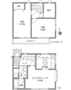 らいとあっぷ【2階】の間取り