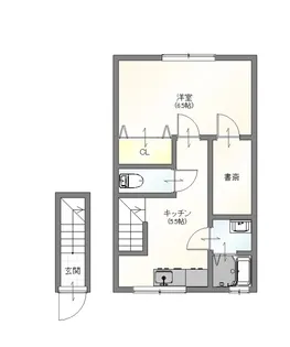 サンマリノ草野 B棟の間取り