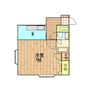 新栄ハイツD棟【1階】の間取り