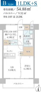 ラフィネール大阪十三【10階】の間取り