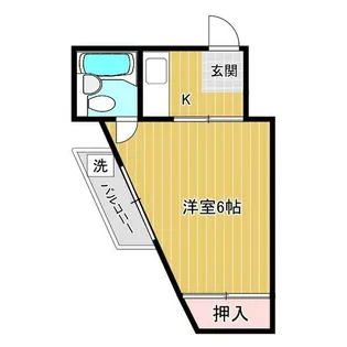大町コーポ5【2階】の間取り