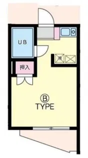 ユーコート市ヶ尾【2階】の間取り