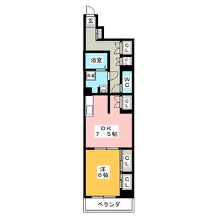 ミキマンション【4階】の間取り