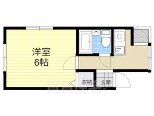 KAWASIA寝屋川【2階】の間取り