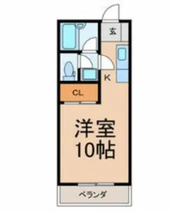 パークハイツ陣屋前【1階】の間取り