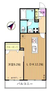 La feuille(ラ・フォイユ)【2階】の間取り