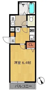 オーパスワン前原西【3階】の間取り