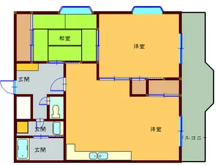 野村ビル【5階】の間取り