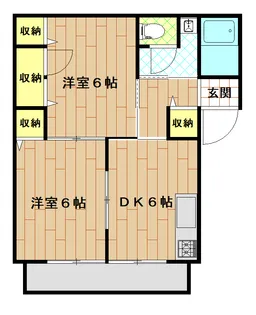 アゼリア【1階】の間取り