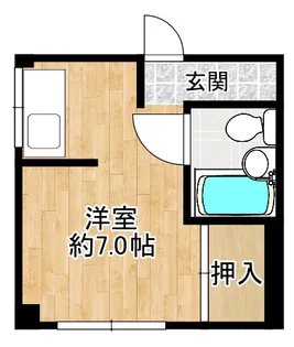 姫野マンション【2階】の間取り