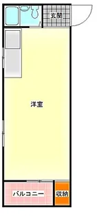 宝マンション【4階】の間取り
