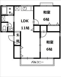 エクセル赤坂 C【1階】の間取り