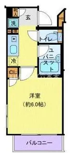 アヴァンツァーレ高輪【4階】の間取り