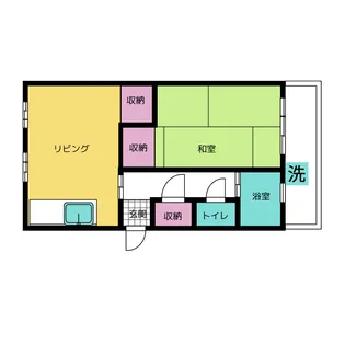 田辺ビル【2階】の間取り