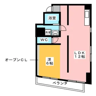 緑コーポラス【3階】の間取り