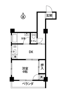 グランバリュー落合【4階】の間取り