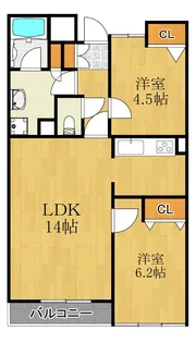 神奈川県横浜市港北区師岡町【マンション】の間取り