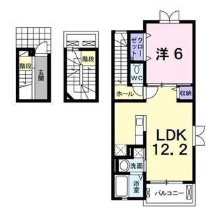 クララ【3階】の間取り