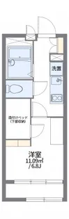 大阪府大阪市旭区新森7【アパート】の間取り