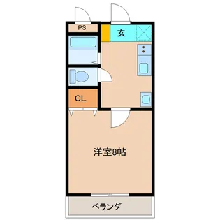コーポ朝香【3階】の間取り