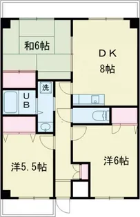 メゾンシルク【3階】の間取り