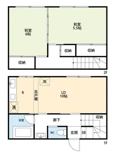 五戸町ガーデンパレスの間取り