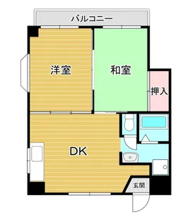 ソウキ南柏【2階】の間取り