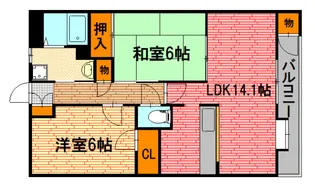 広島県三次市十日市南5【マンション】の間取り