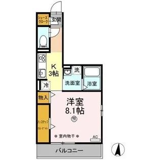 ルピナスハイム【3階】の間取り