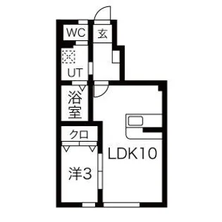 メゾンドショコラ【1階】の間取り