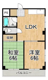大阪府大阪市住之江区北島1【マンション】の間取り