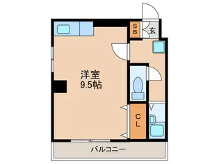 ゴールドマンション【5階】の間取り