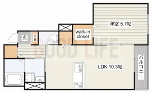兵庫県加東市家原【アパート】の間取り