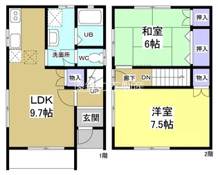 静岡県浜松市中央区安松町【一戸建】の間取り