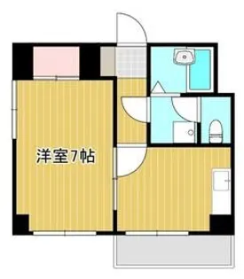 ホリホックイン元浜【5階】の間取り