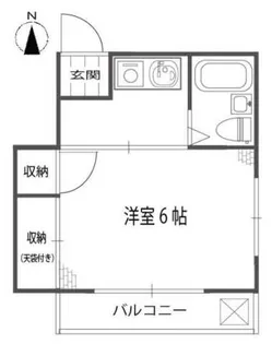 ヒュッテ水上【2階】の間取り