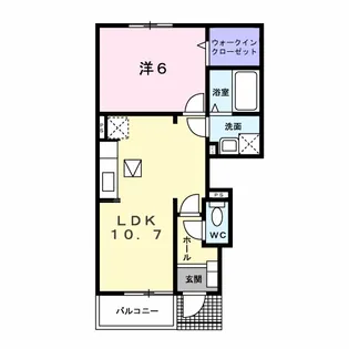 新潟県阿賀野市保田【アパート】の間取り