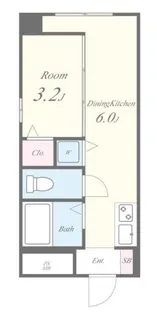 東京都千代田区東神田1【マンション】の間取り