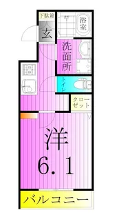 クレヴィスタ立石【3階】の間取り