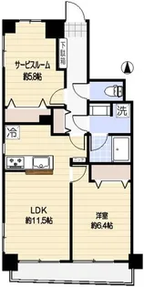 東京都世田谷区桜3【マンション】の間取り