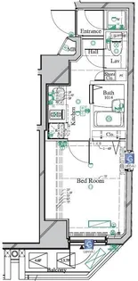 ARTESSIMO LINK BE RIS【3階】の間取り