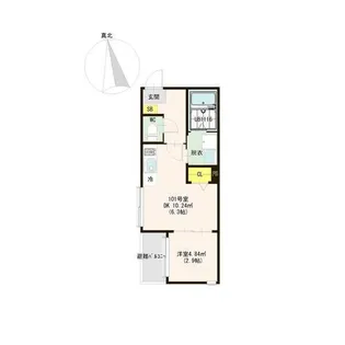 アストレア長町【1階】の間取り